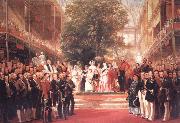 Henry Courtnay Selous The Opening Ceremony of the Great Exhibition,I May 1851 oil painting picture wholesale